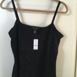 Black lace camisole - NWT